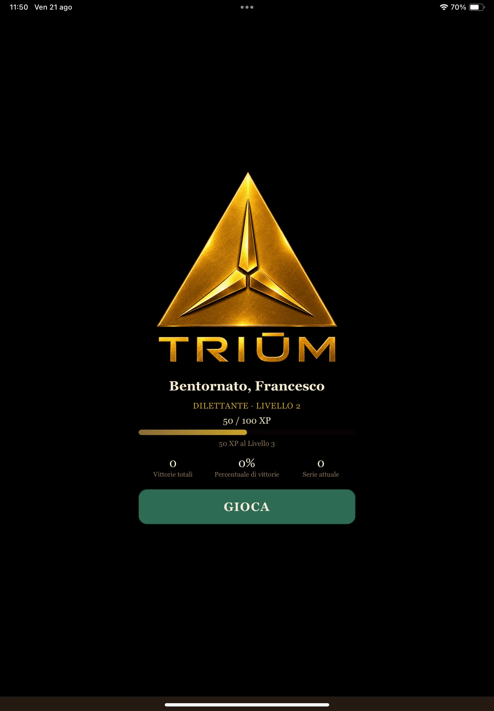 TRIŪM progressione